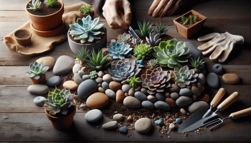 Beginners Guide To Creating A DIY Succulent Rock Garden