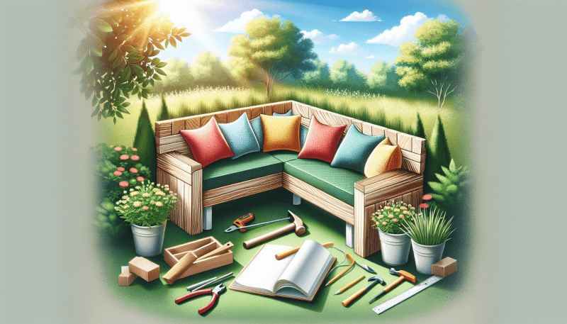 how to build a diy outdoor seating area 1