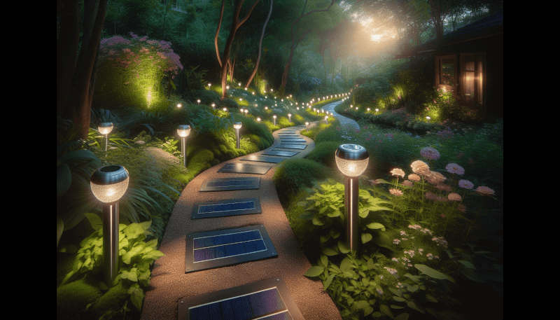 solar garden path lights
